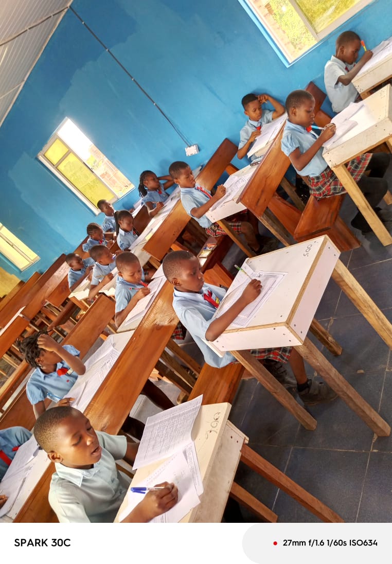 Students in examination